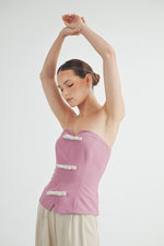 Load image into Gallery viewer, FRONT BOW BUSTIER TOP I ABET7536 I SHIP 09/11/24
