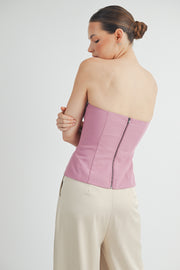 FRONT BOW BUSTIER TOP I ABET7536 I SHIP 09/11/24