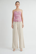 Load image into Gallery viewer, FRONT BOW BUSTIER TOP I ABET7536 I SHIP 09/11/24
