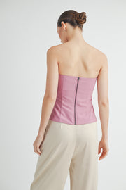 FRONT BOW BUSTIER TOP I ABET7536 I SHIP 09/11/24