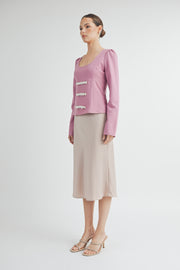 Front Bow Long Sleeve Top I ABET7537