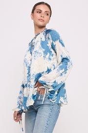Tie-dye Print Long Sleeve Top I ABET7539 I SHIP 09/11/24