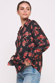 Oversize Semi Sheer Button-Up Shirt I ABET7550 I SHIP 09/18/24