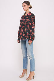 Oversize Semi Sheer Button-Up Shirt I ABET7550 I SHIP 09/18/24