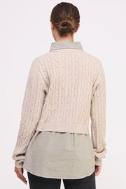 V-Neck Layered Pullover I ABET7553 I SHIP 10/03/24