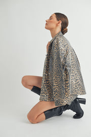 Leopard Sequin Jacket I ABET7558