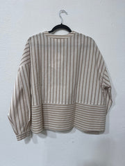 linen blend shirt I ABET7559 I SHIP 09/11/24