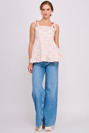 Embroidered Cotton Top | ABET7560 | SHIP 01/22/25