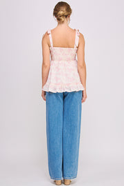 Embroidered Cotton Top | ABET7560 | SHIP 01/22/25