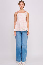 Embroidered Cotton Top | ABET7560 | SHIP 01/22/25