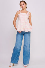 Embroidered Cotton Top | ABET7560 | SHIP 01/22/25