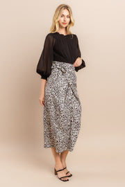 Leopard Print Midi Skirt I ABHB0101 I INSTOCK