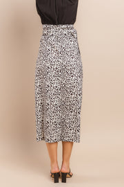 Leopard Print Midi Skirt I ABHB0101 I INSTOCK
