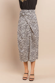 Leopard Print Midi Skirt I ABHB0101 I INSTOCK