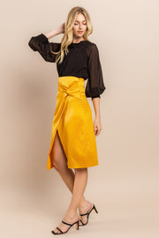 Warp Midi Skirt I ABHB0104