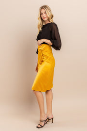 Warp Midi Skirt I ABHB0104