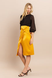 Warp Midi Skirt I ABHB0104