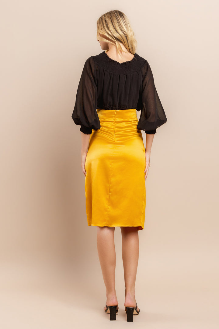 Warp Midi Skirt I ABHB0104