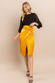 Warp Midi Skirt I ABHB0104