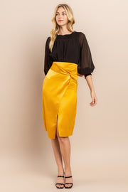 Warp Midi Skirt I ABHB0104