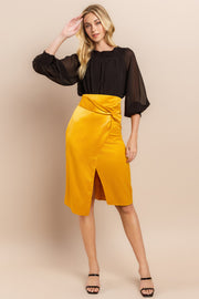 Warp Midi Skirt I ABHB0104