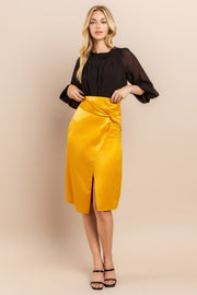 Warp Midi Skirt I ABHB0104