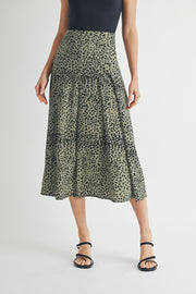 Animal Print Midi Skirt I ABHB0105 I INSTOCK