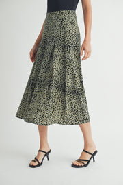 Animal Print Midi Skirt I ABHB0105 I INSTOCK
