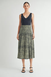Animal Print Midi Skirt I ABHB0105 I INSTOCK