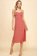 Load image into Gallery viewer, Spaghetti Strap Midi Dress / S#ABHD0133
