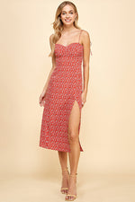 Load image into Gallery viewer, Spaghetti Strap Midi Dress / S#ABHD0133

