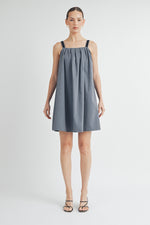 Load image into Gallery viewer, PANEL PLEATED MINI DRESS I ABHD4560
