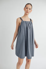 Load image into Gallery viewer, PANEL PLEATED MINI DRESS I ABHD4560

