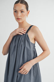 PANEL PLEATED MINI DRESS I ABHD4560