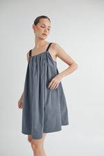 Load image into Gallery viewer, PANEL PLEATED MINI DRESS I ABHD4560
