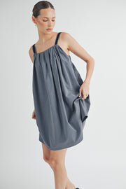 PANEL PLEATED MINI DRESS I ABHD4560