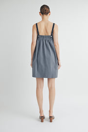 PANEL PLEATED MINI DRESS I ABHD4560