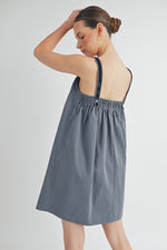 Load image into Gallery viewer, PANEL PLEATED MINI DRESS I ABHD4560
