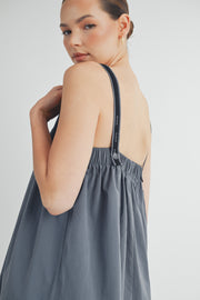 PANEL PLEATED MINI DRESS I ABHD4560