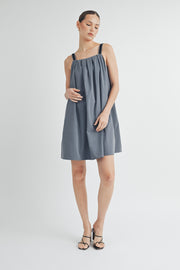 PANEL PLEATED MINI DRESS I ABHD4560