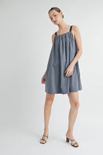 Load image into Gallery viewer, PANEL PLEATED MINI DRESS I ABHD4560
