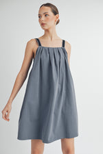 Load image into Gallery viewer, PANEL PLEATED MINI DRESS I ABHD4560
