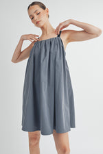 Load image into Gallery viewer, PANEL PLEATED MINI DRESS I ABHD4560
