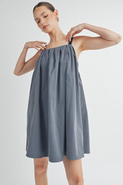 PANEL PLEATED MINI DRESS I ABHD4560