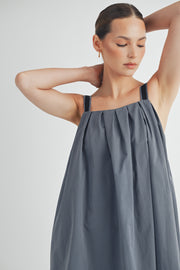 PANEL PLEATED MINI DRESS I ABHD4560