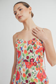 Spaghetti Strap Midi Dress I ABHD4561