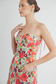 Spaghetti Strap Midi Dress I ABHD4561