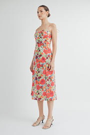 Spaghetti Strap Midi Dress I ABHD4561