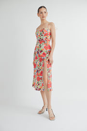 Spaghetti Strap Midi Dress I ABHD4561