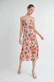 Spaghetti Strap Midi Dress I ABHD4561